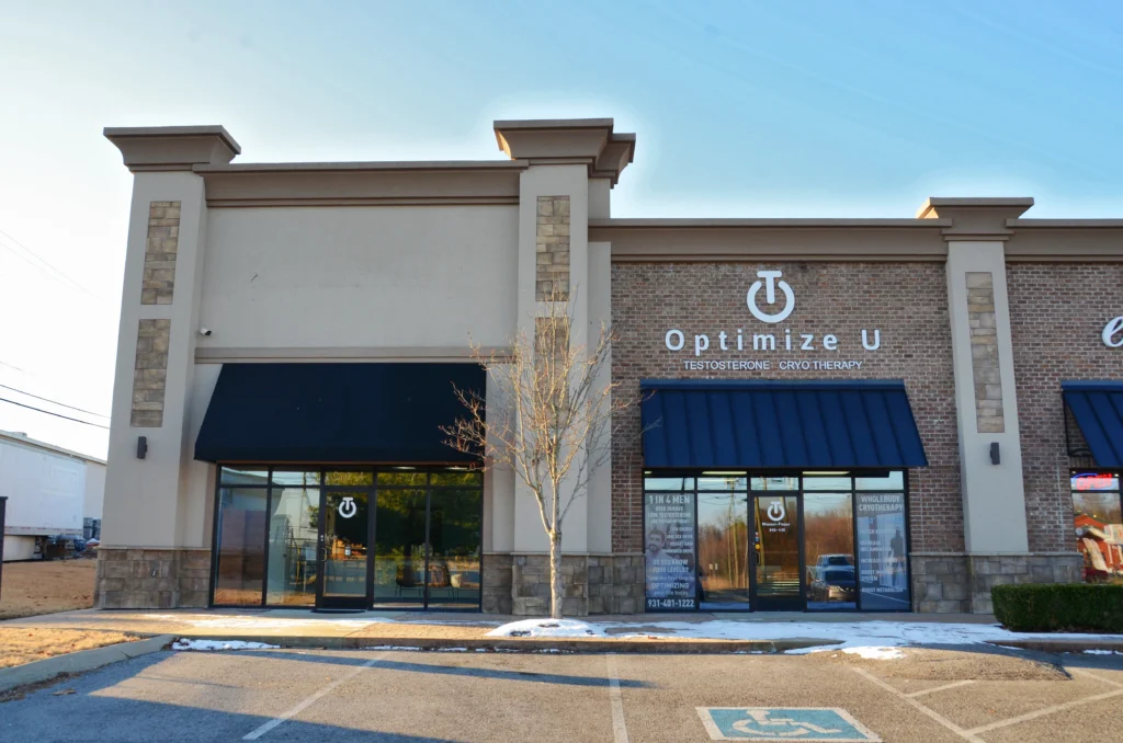 Clean, professional medical spa treatment room with neutral tones at Optimize U - Roswell | Hormone & Cryotherapy Clinic in Roswell